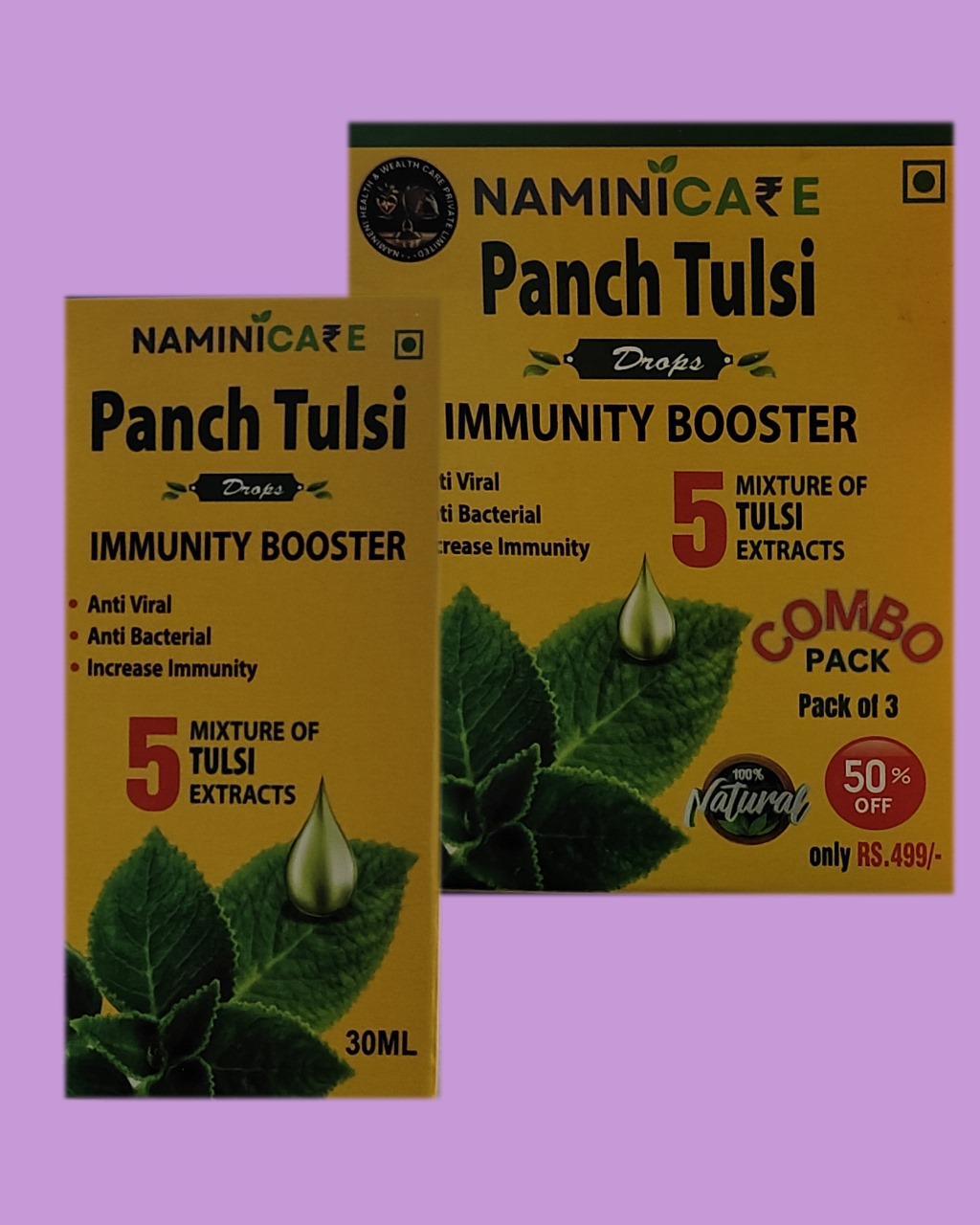Panch Tulsi - Nutritional Booster - Pack of 3