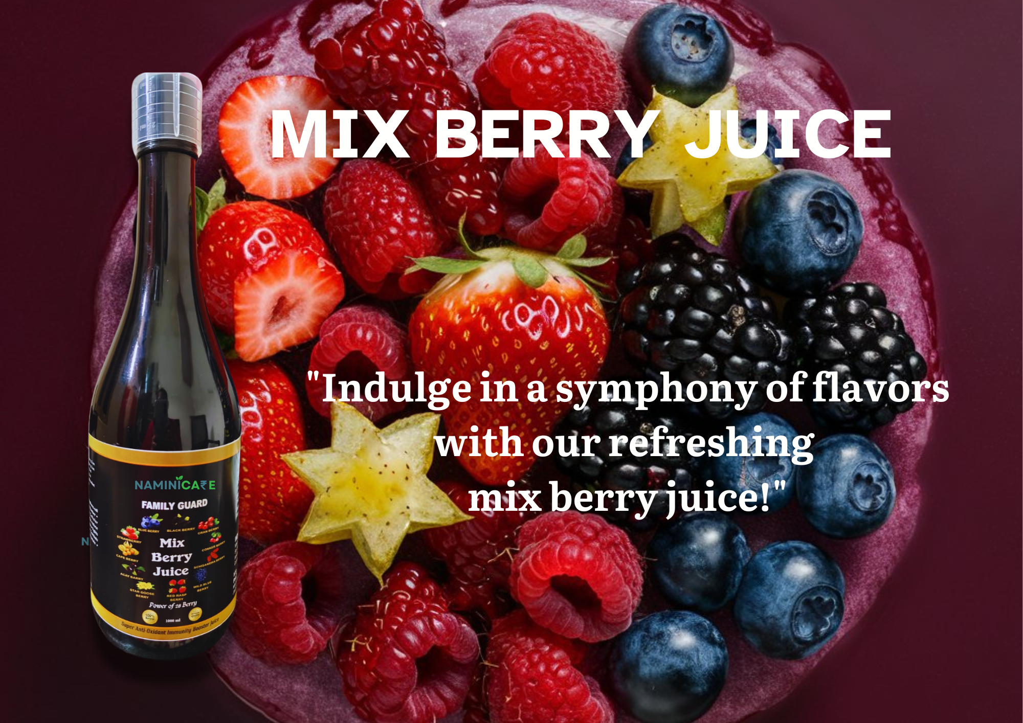 Mix Berry Juice - 1000 Ml